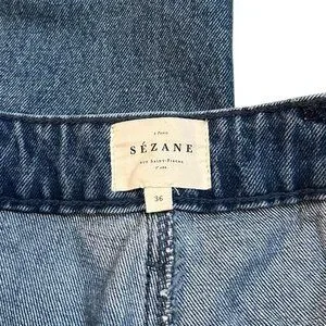 Sezane Jeans Sezane Augusto Trousers Wide Leg Jeans High - Main Image